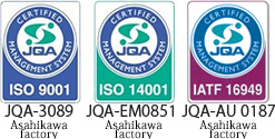 JQA-3089 JQA-EM0851 Asahikawa factory JQA-AU 0187 Asahikawa factory