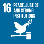 [Icon] Goal 16：Peace,justice and strong institutions